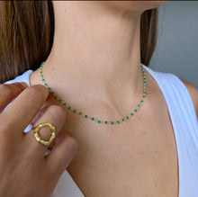 Load image into Gallery viewer, Real Green Peridot Gemstones Necklace
