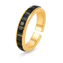 Load image into Gallery viewer, Eternity Band- Black Spinel
