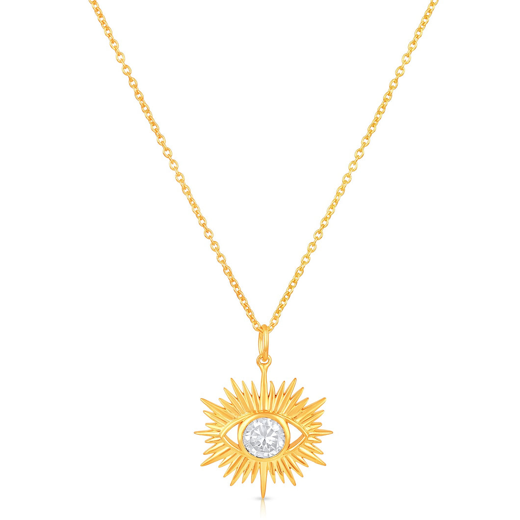 Mati Evil Eye Necklace (Diamond)