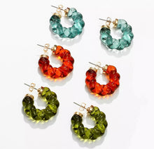 Load image into Gallery viewer, Petra-Green Earrings
