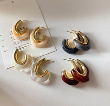 Load image into Gallery viewer, Avery-White Earrings
