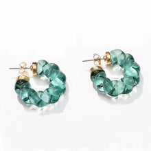 Load image into Gallery viewer, Petra-Blue Earrings
