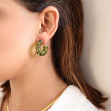 Load image into Gallery viewer, Petra-Green Earrings
